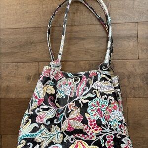 Elegant Floral Women's Shoulder Bag